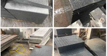 贺州 芝麻黑地铺石材