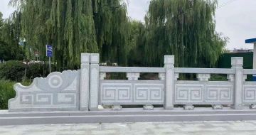 贺州 芝麻灰桥栏杆、河道栏杆安装效果