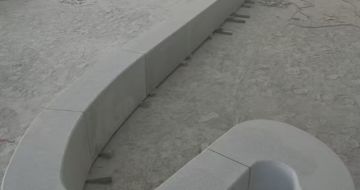 贺州 花岗岩整石坐凳拼装