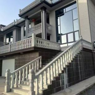贺州 芝麻白别墅阳台栏杆，楼梯栏杆
