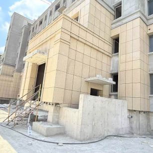 贺州 黄金麻干挂，工地实拍