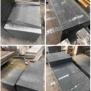 贺州 芝麻黑地铺石材