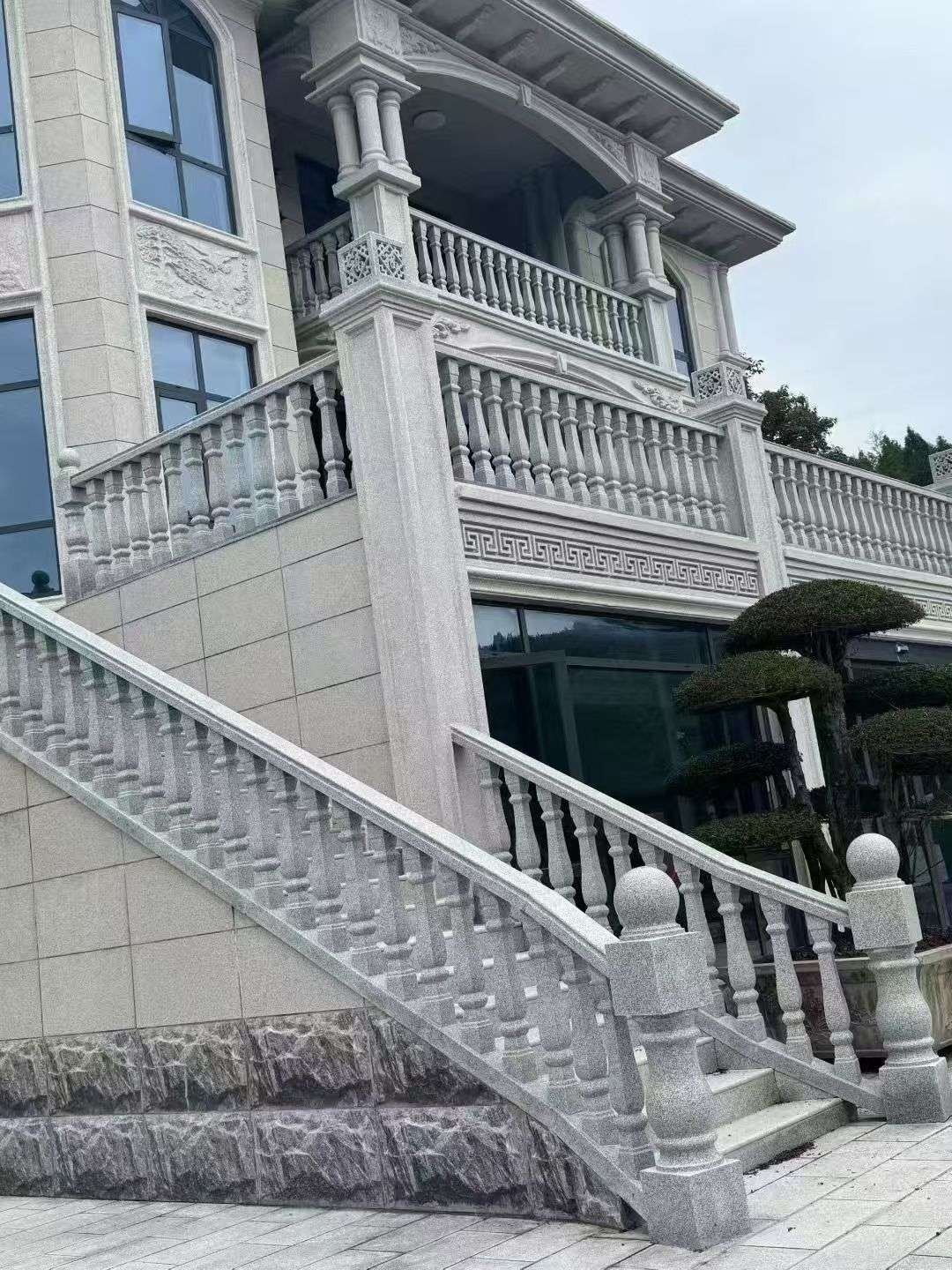 贺州 芝麻白别墅，栏杆