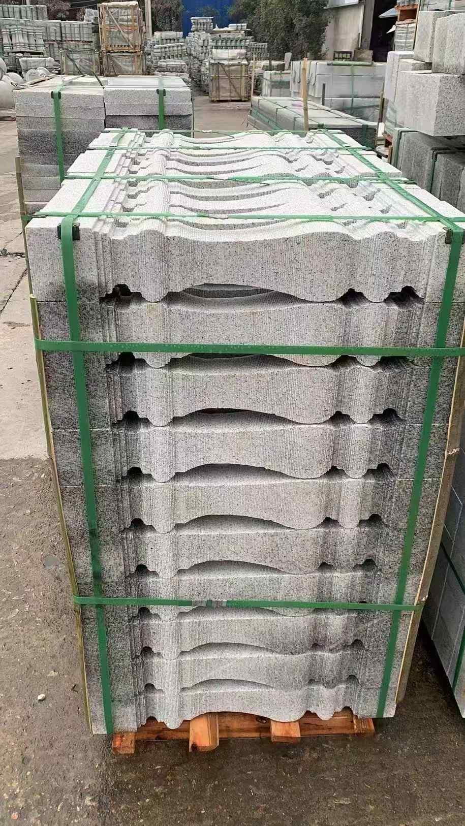 贺州 芝麻白方形拉丝面，栏杆花瓶柱