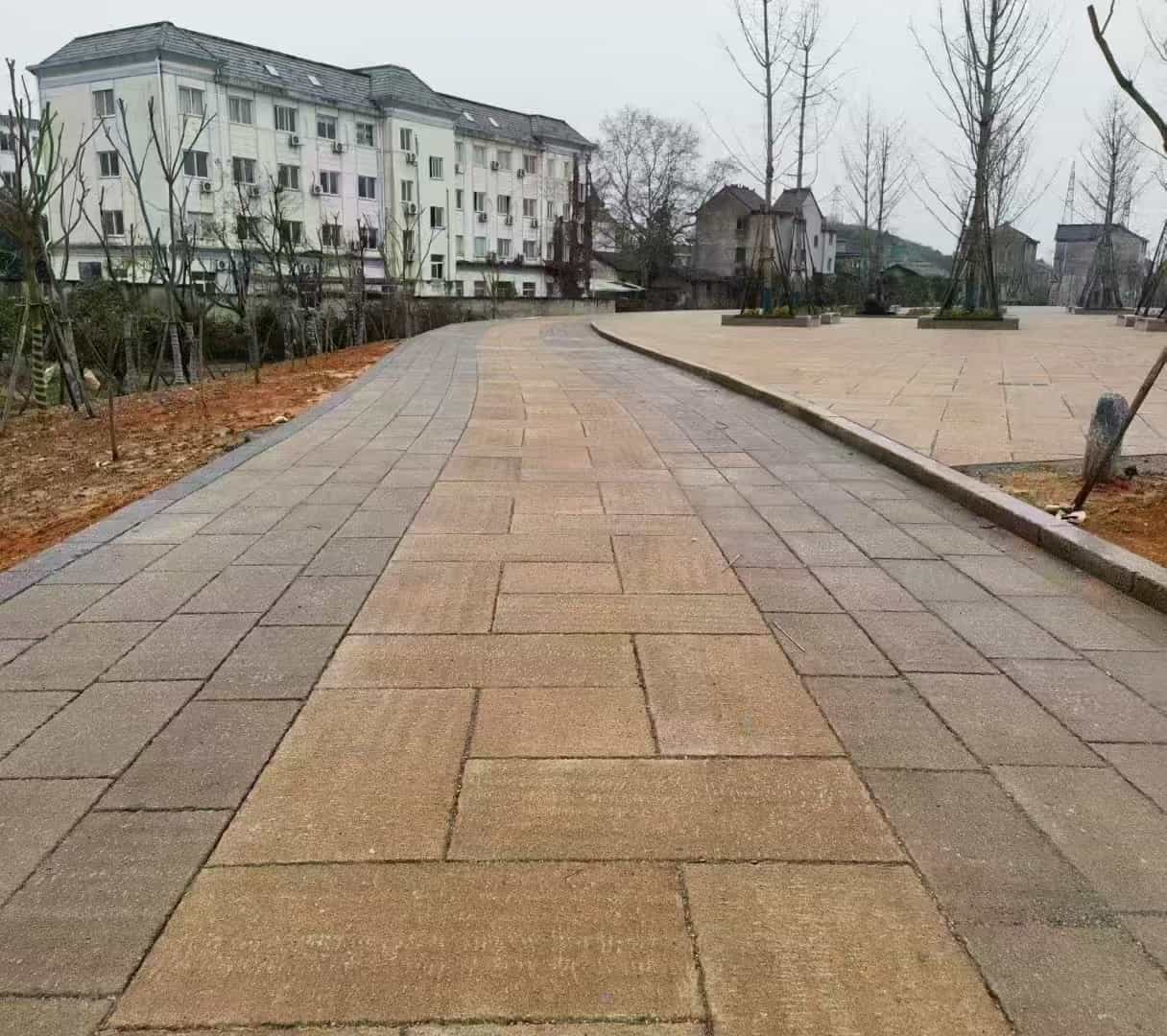 贺州仿古石铺装效果
