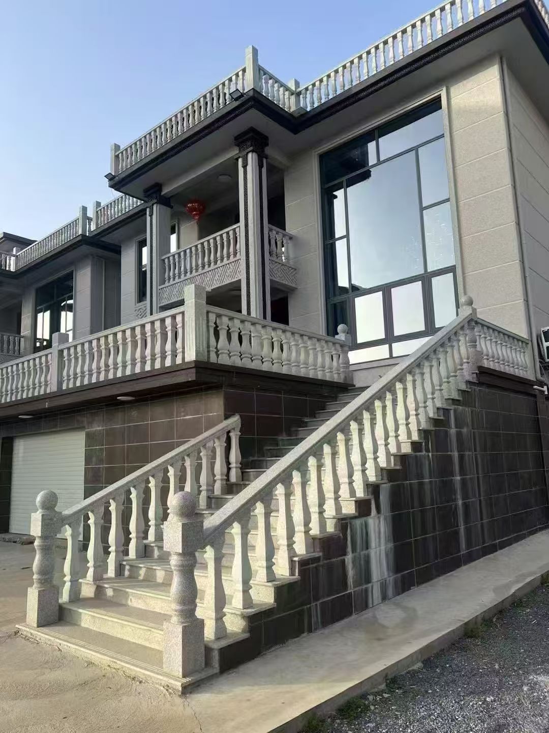 贺州 芝麻白别墅阳台栏杆，楼梯栏杆