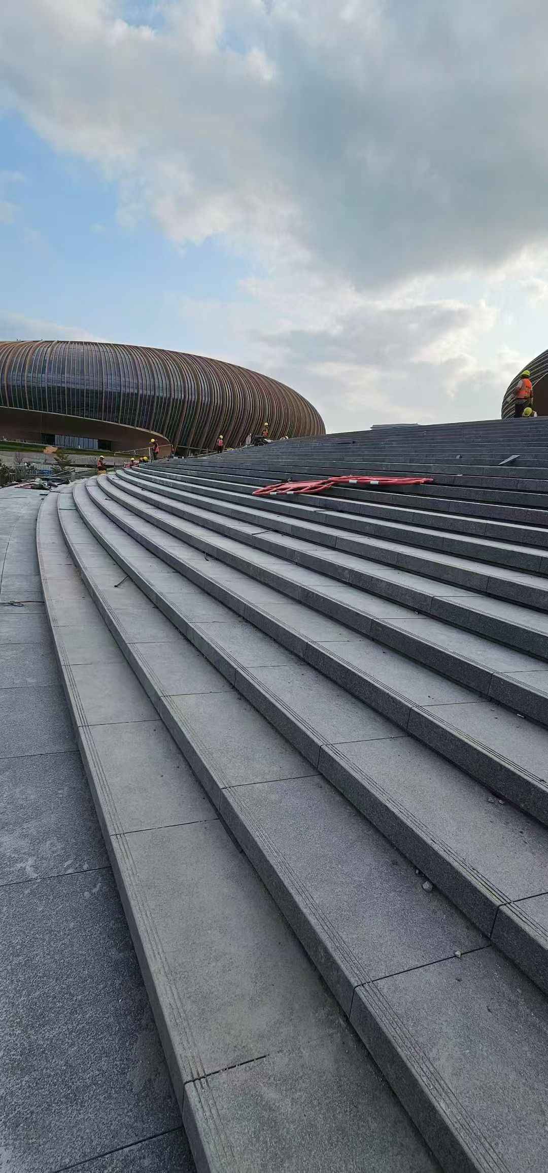 贺州 弧形整石台阶铺装效果图
